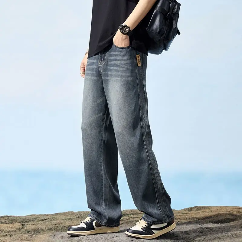 Pop Lyocell Spring Thin Men's  - Men'S Fashion With Baggy Jeans recension och pris