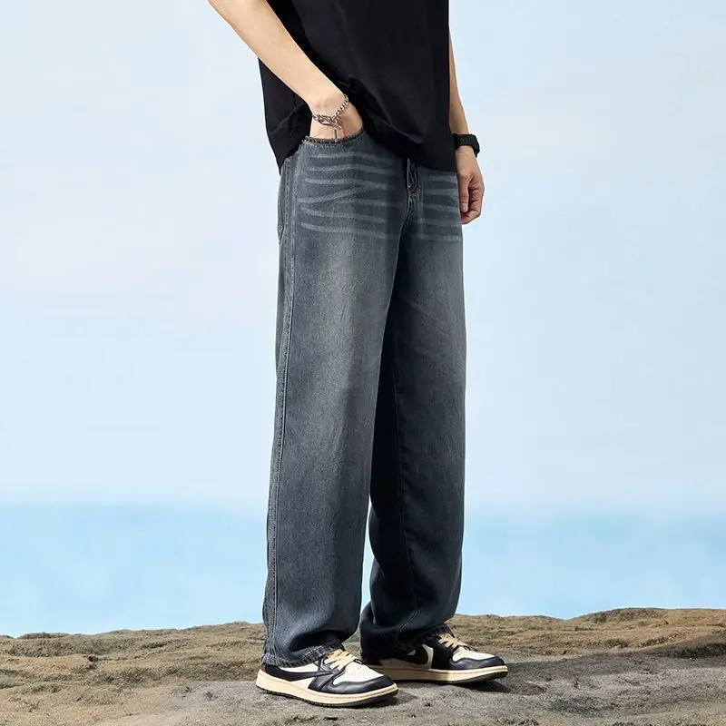 Pop Lyocell Spring Thin Men's  - Men'S Fashion With Baggy Jeans recension och pris