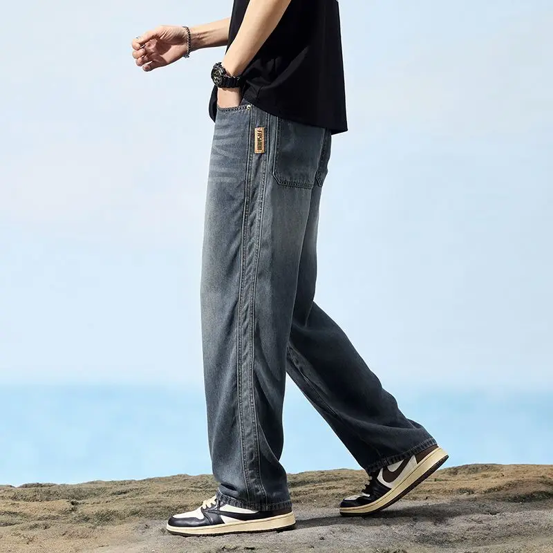 Pop Lyocell Spring Thin Men's  - Men'S Fashion With Baggy Jeans recension och pris