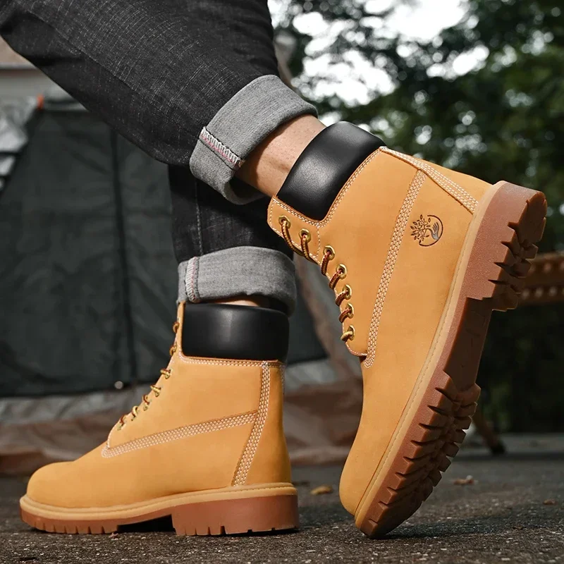 Boots Men High Top Boots High  - Men'S Fashion Loafers recension och pris