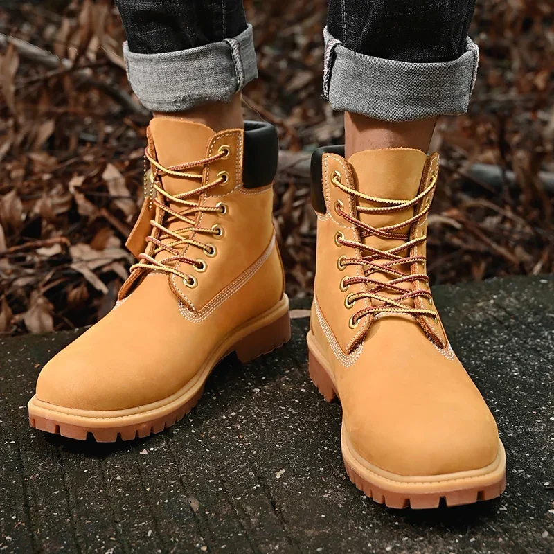 Boots Men High Top Boots High  - Men'S Fashion Loafers recension och pris