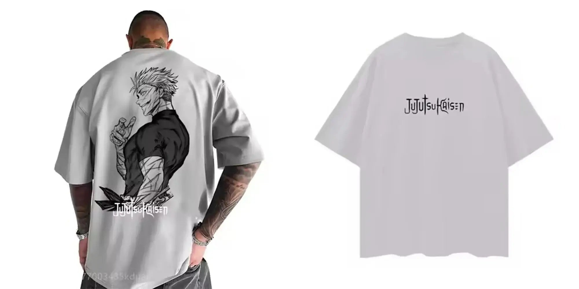 Jujutsu Kaisen T-Shirt Anime G - Men'S Fashion Oversized T Shirt recension och pris