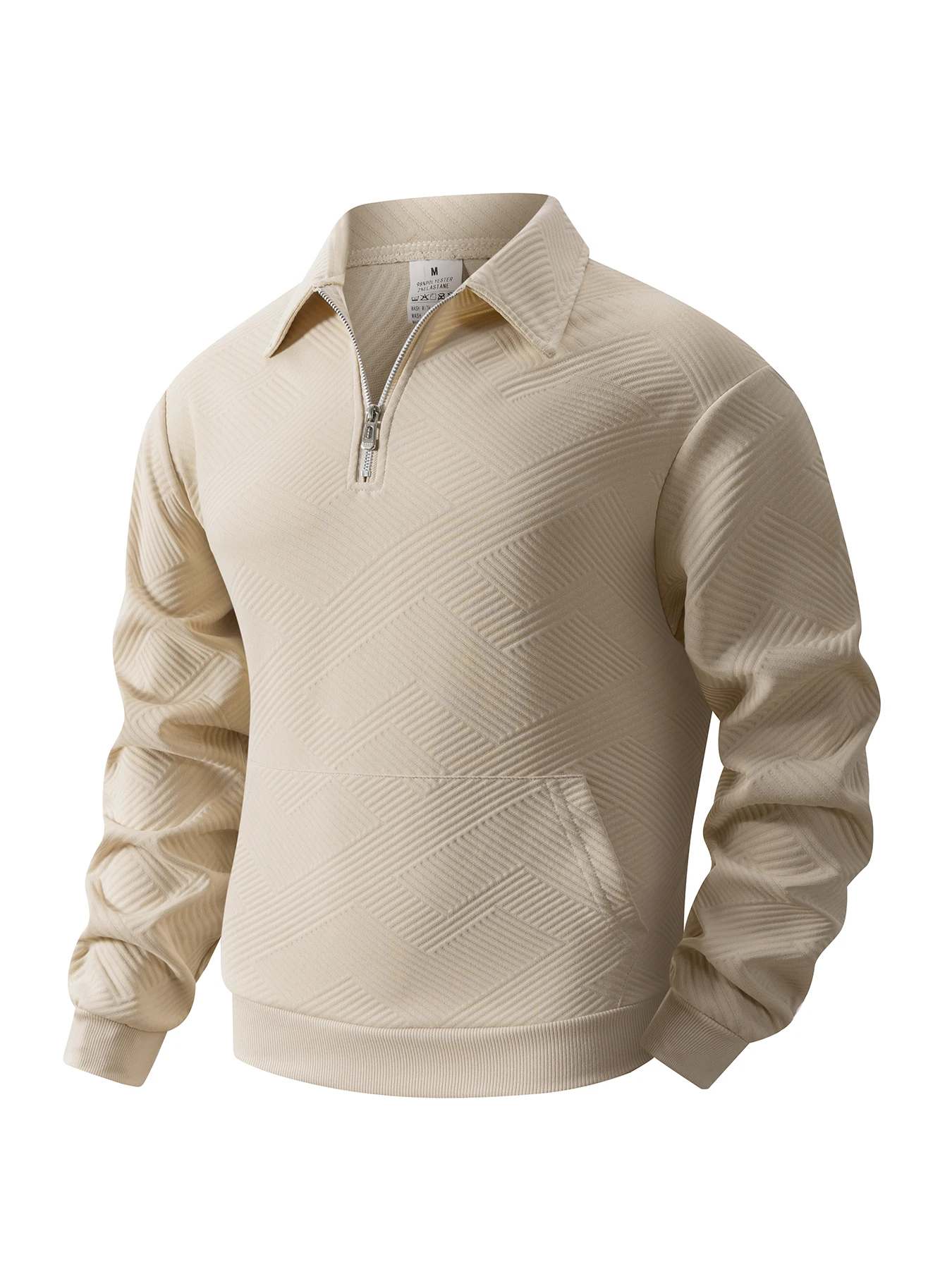 Autumn Men's Casual Sweatshirt - Turtleneck Sweater Men recension och pris