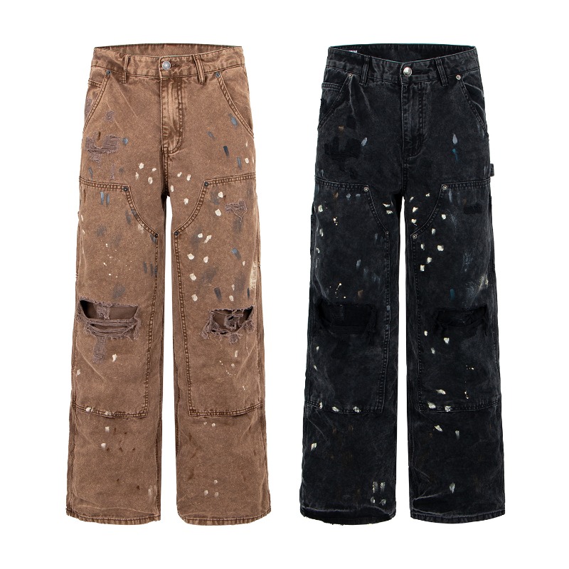 American Retro High Street Rip - Men'S Fashion With Baggy Jeans recension och pris