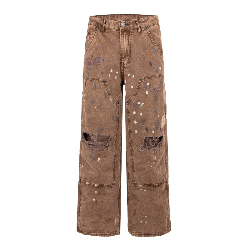 American Retro High Street Rip - Men'S Fashion With Baggy Jeans recension och pris